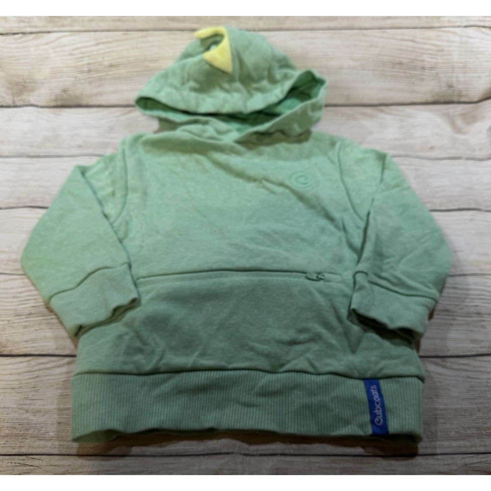 Cubcoats 2 in 1 Dinosaur Sweatshirt & Plush Dino Transforms Boys Sz 2 yrs Tb13